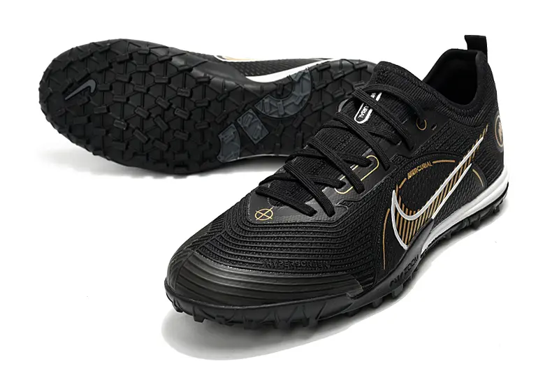 Nike Mercurial Vapor 14 Pro TF - Black/Gold Accents/White Highlights