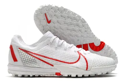 Nike Mercurial Vapor 14 Pro TF - White/Crimson Red/Metallic Silver