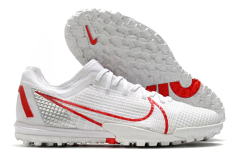 Nike Mercurial Vapor 14 Pro TF - White/Crimson Red/Metallic Silver