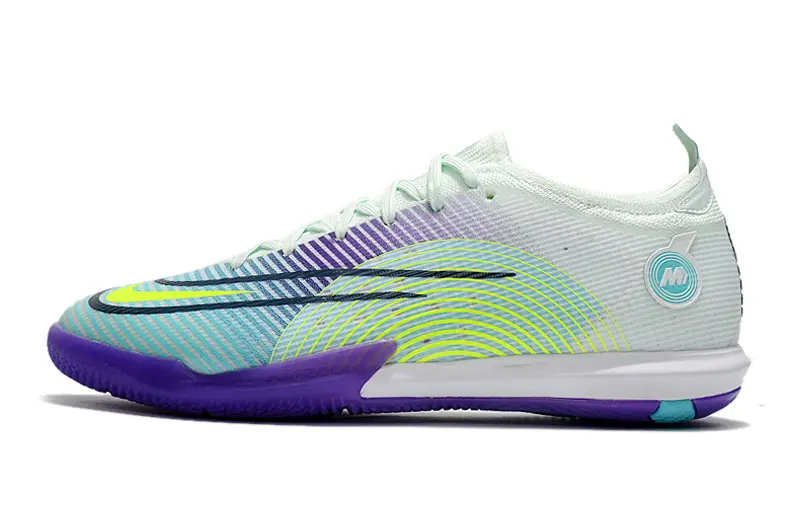 Nike Mercurial Vapor 14 Elite IC - White/Mint Green/Royal Purple