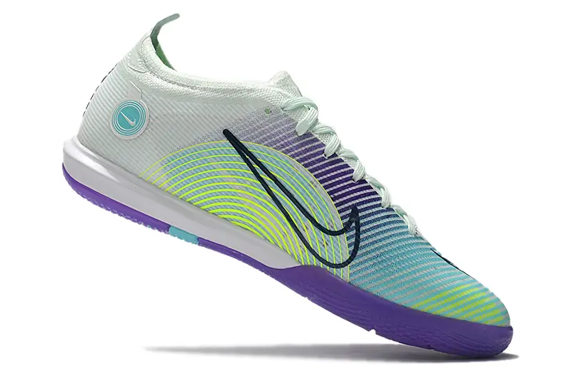 Nike Mercurial Vapor 14 Elite IC - White/Mint Green/Royal Purple