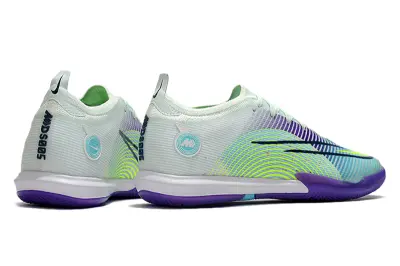 Nike Mercurial Vapor 14 Elite IC - White/Mint Green/Royal Purple