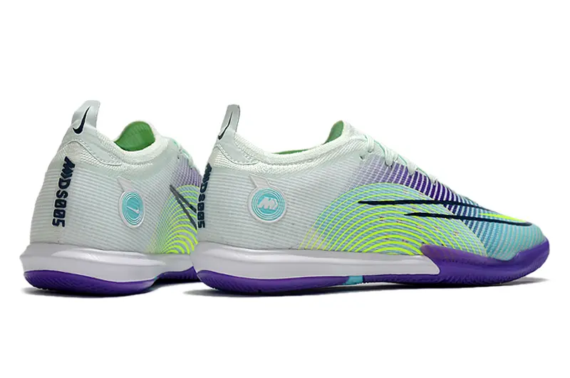 Nike Mercurial Vapor 14 Elite IC - White/Mint Green/Royal Purple