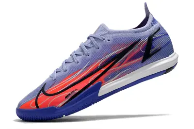 Mbappé x Nike Mercurial Vapor 14 Elite IC - Purple/Periwinkle/Bright Crimson