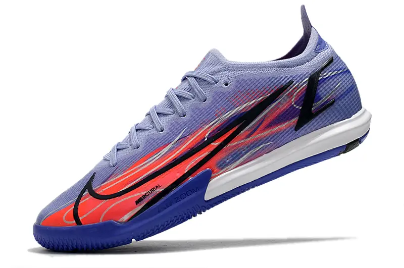 Mbappé x Nike Mercurial Vapor 14 Elite IC - Purple/Periwinkle/Bright Crimson