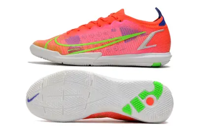 Nike Mercurial Vapor 14 Elite IC - Pink/Neon Green/Electric Blue