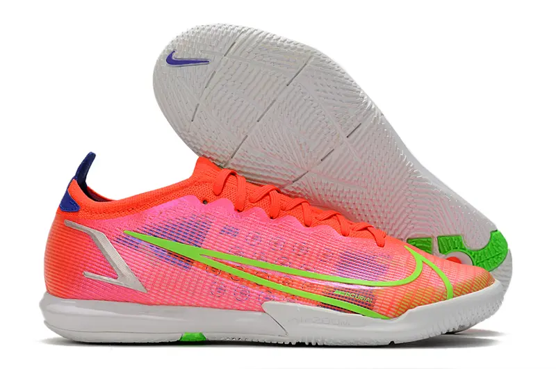 Nike Mercurial Vapor 14 Elite IC - Pink/Neon Green/Electric Blue