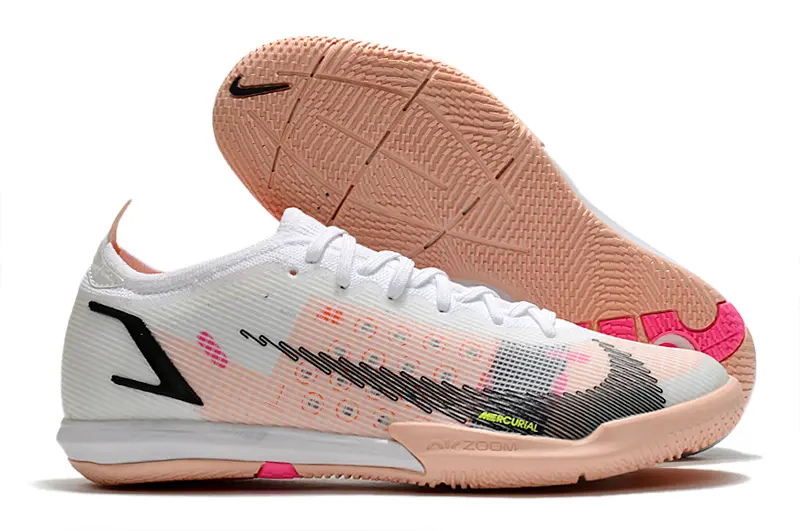 Nike Mercurial Vapor 14 Elite IC - White/Pearl White/Atomic Peach