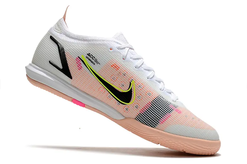Nike Mercurial Vapor 14 Elite IC - White/Pearl White/Atomic Peach