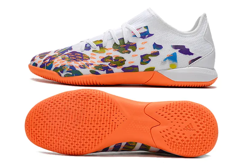 Adidas Predator Freak.1 IC - White/Vibrant Orange/Bright Multi-Color