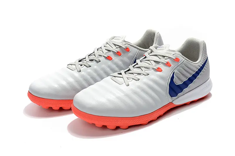 Nike Tiempox Finale TF - Gray/Vibrant Orange/Sapphire Blue