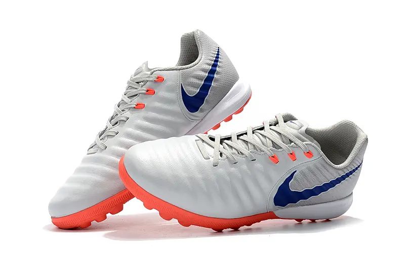 Nike Tiempox Finale TF - Gray/Vibrant Orange/Sapphire Blue