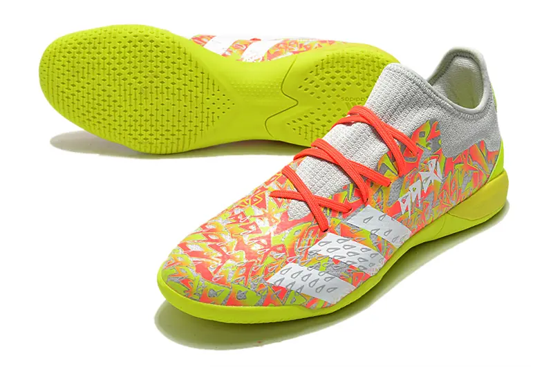Adidas Predator Freak.1 IC - Gray/Neon Green/Fluorescent Pink