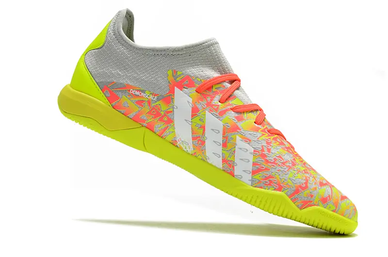 Adidas Predator Freak.1 IC - Gray/Neon Green/Fluorescent Pink