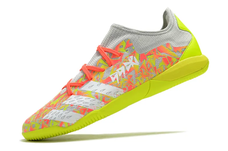 Adidas Predator Freak.1 IC - Gray/Neon Green/Fluorescent Pink