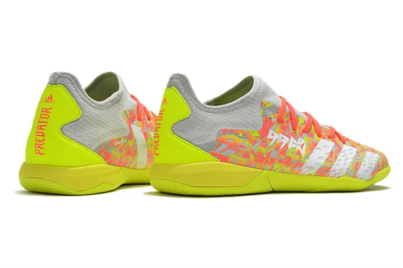 Adidas Predator Freak.1 IC - Gray/Neon Green/Fluorescent Pink