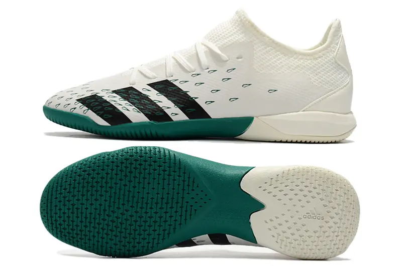 Adidas Predator Freak.1 IC - White/Pearl White/Emerald Green