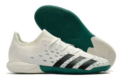 Adidas Predator Freak.1 IC - White/Pearl White/Emerald Green