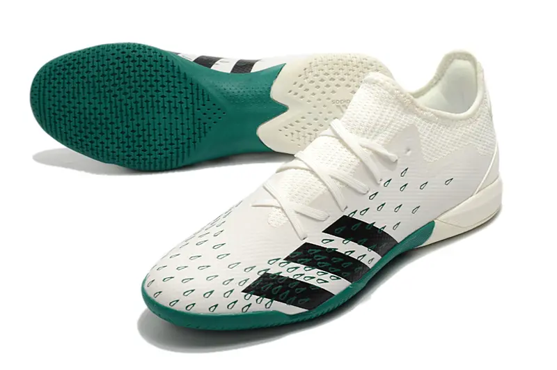Adidas Predator Freak.1 IC - White/Pearl White/Emerald Green