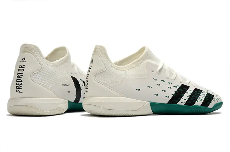 Adidas Predator Freak.1 IC - White/Pearl White/Emerald Green