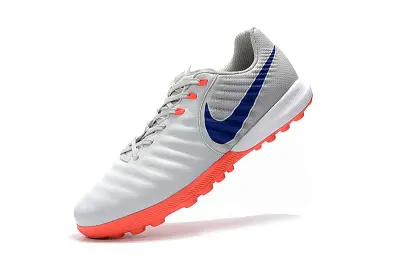 Nike Tiempox Finale TF - Gray/Vibrant Orange/Sapphire Blue