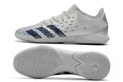 Adidas Predator Freak.1 IC - Grey/Metallic Silver/Electric Blue