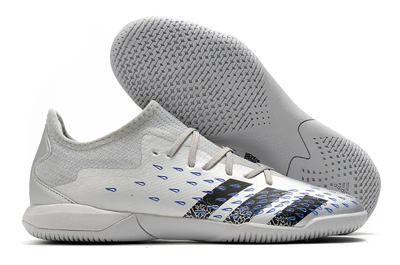 Adidas Predator Freak.1 IC - Grey/Metallic Silver/Electric Blue