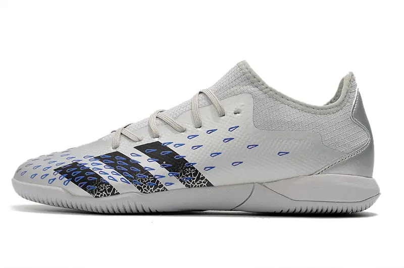 Adidas Predator Freak.1 IC - Grey/Metallic Silver/Electric Blue
