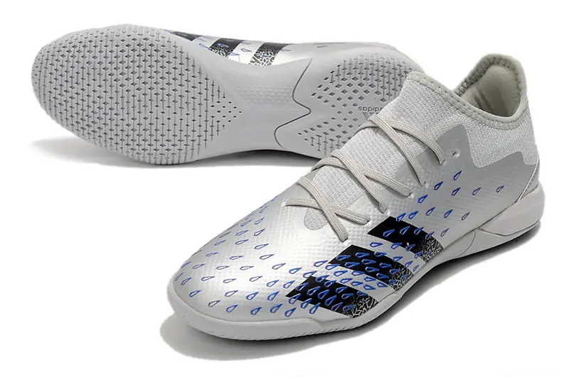 Adidas Predator Freak.1 IC - Grey/Metallic Silver/Electric Blue