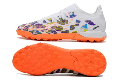Adidas Predator Freak.3 TF - White/Vibrant Orange/Colorful Design