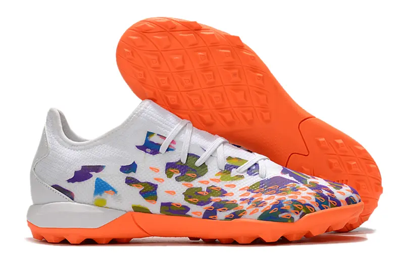 Adidas Predator Freak.3 TF - White/Vibrant Orange/Colorful Design