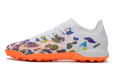 Adidas Predator Freak.3 TF - White/Vibrant Orange/Colorful Design