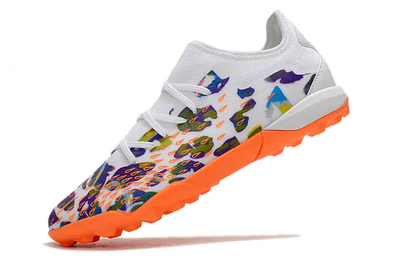 Adidas Predator Freak.3 TF - White/Vibrant Orange/Colorful Design