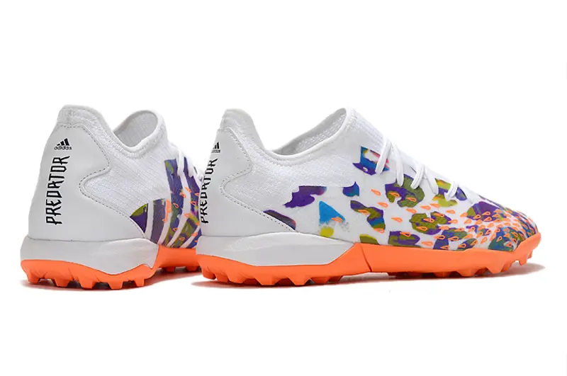 Adidas Predator Freak.3 TF - White/Vibrant Orange/Colorful Design
