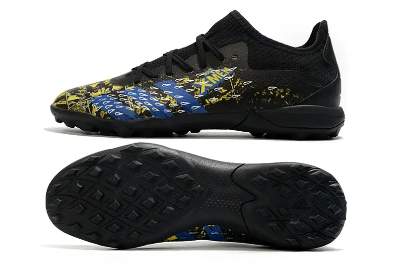Adidas Predator Freak.3 TF - Black/Electric Blue/Yellow Pop
