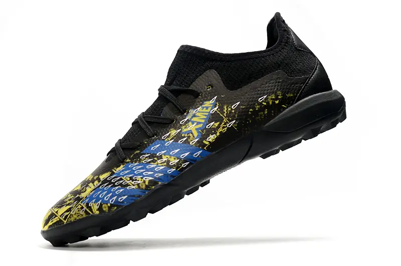 Adidas Predator Freak.3 TF - Black/Electric Blue/Yellow Pop