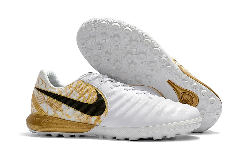 Nike Tiempox Finale TF - White/Golden Touch/Black Accent