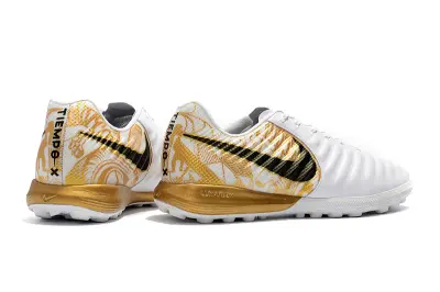 Nike Tiempox Finale TF - White/Golden Touch/Black Accent