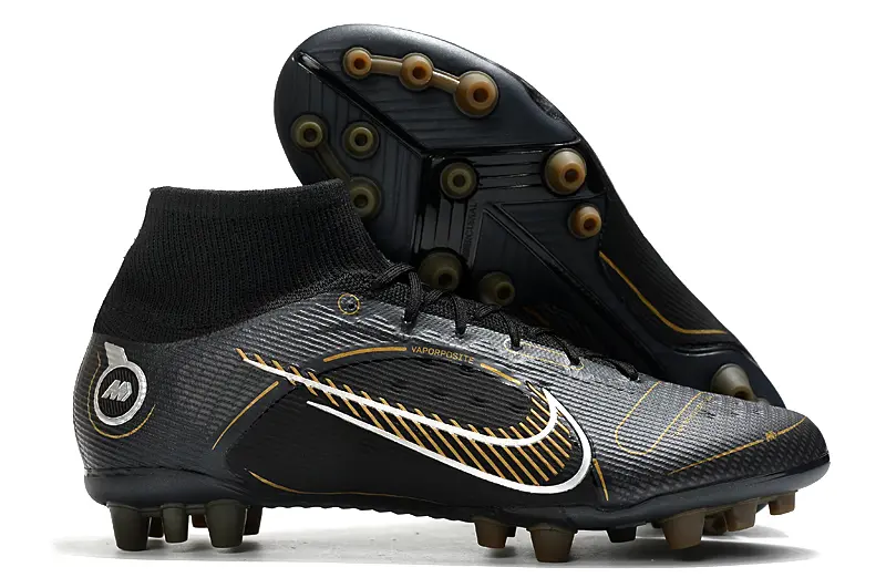 Nike Mercurial Superfly 8 Elite AG - Black/Golden Strike/Shadow Black
