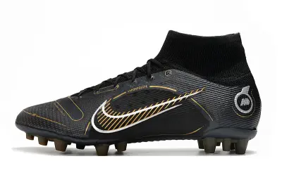 Nike Mercurial Superfly 8 Elite AG - Black/Golden Strike/Shadow Black