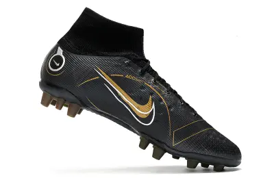 Nike Mercurial Superfly 8 Elite AG - Black/Golden Strike/Shadow Black