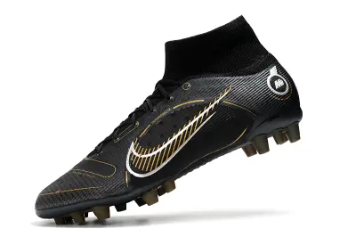 Nike Mercurial Superfly 8 Elite AG - Black/Golden Strike/Shadow Black