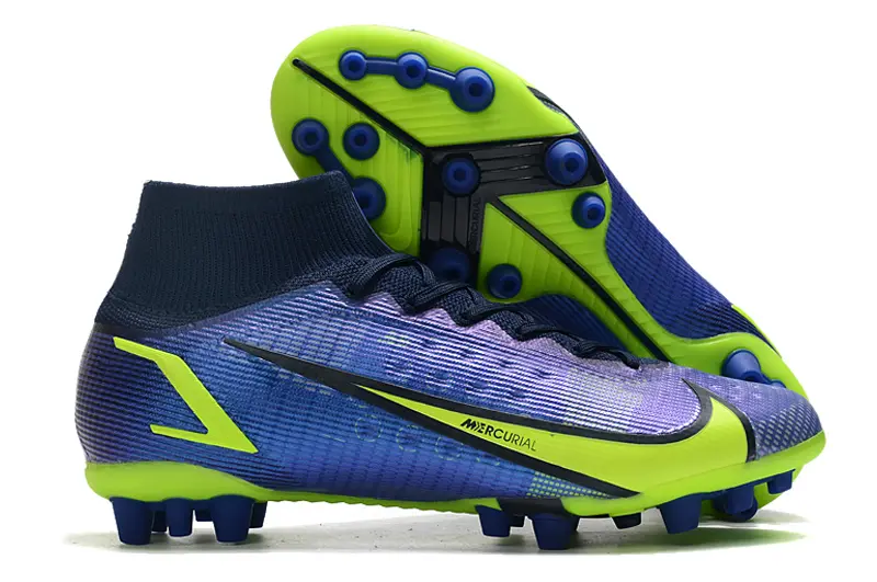 Nike Mercurial Superfly 8 Elite AG - Purple/Electric Lime/Deep Blue
