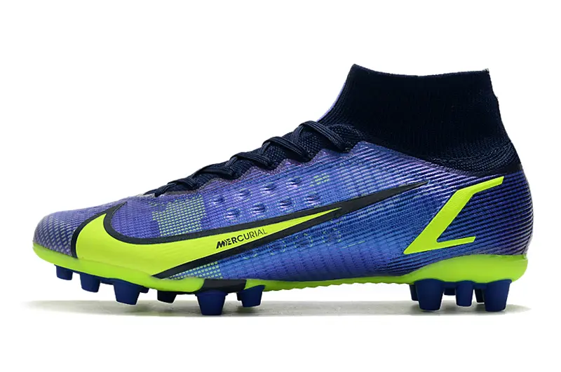 Nike Mercurial Superfly 8 Elite AG - Purple/Electric Lime/Deep Blue