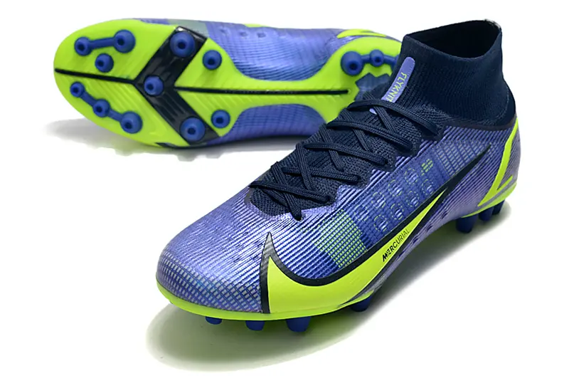 Nike Mercurial Superfly 8 Elite AG - Purple/Electric Lime/Deep Blue