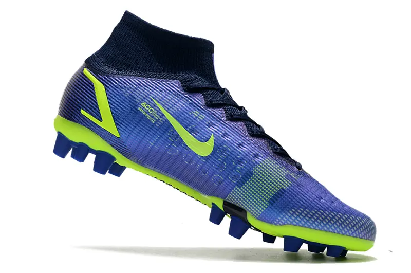 Nike Mercurial Superfly 8 Elite AG - Purple/Electric Lime/Deep Blue