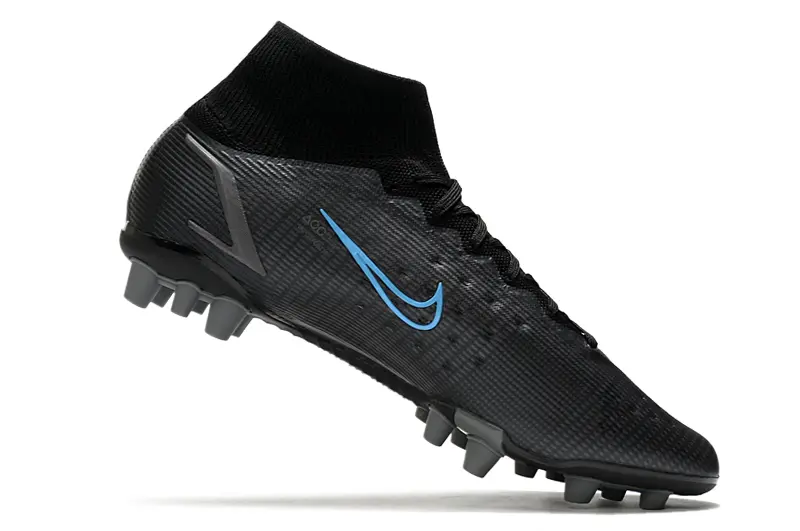 Nike Mercurial Superfly 8 Elite AG - Black/Black/Photo Blue
