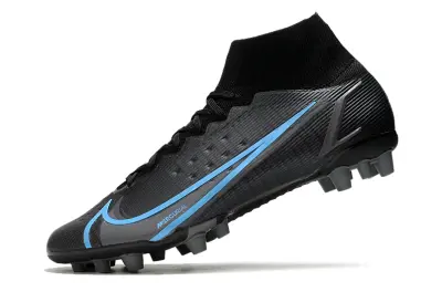 Nike Mercurial Superfly 8 Elite AG - Black/Black/Photo Blue