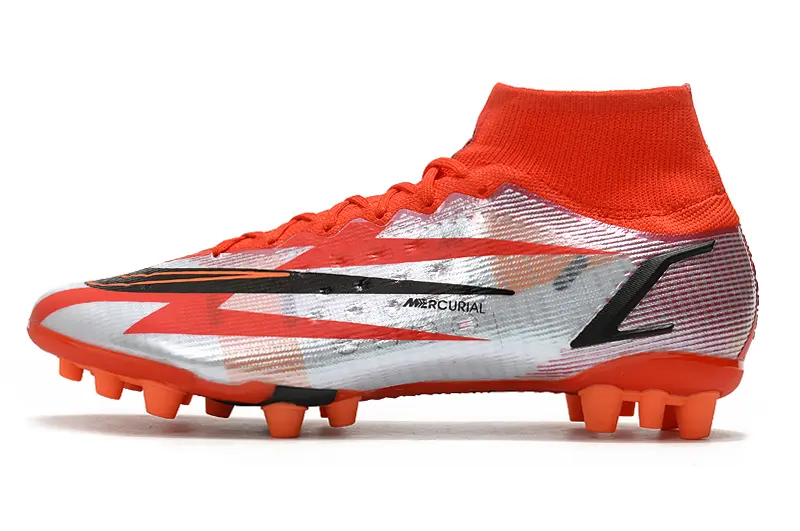 Nike Mercurial Superfly 8 Elite AG - Red/Crimson/Metallic Silver
