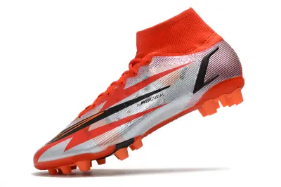 Nike Mercurial Superfly 8 Elite AG - Red/Crimson/Metallic Silver